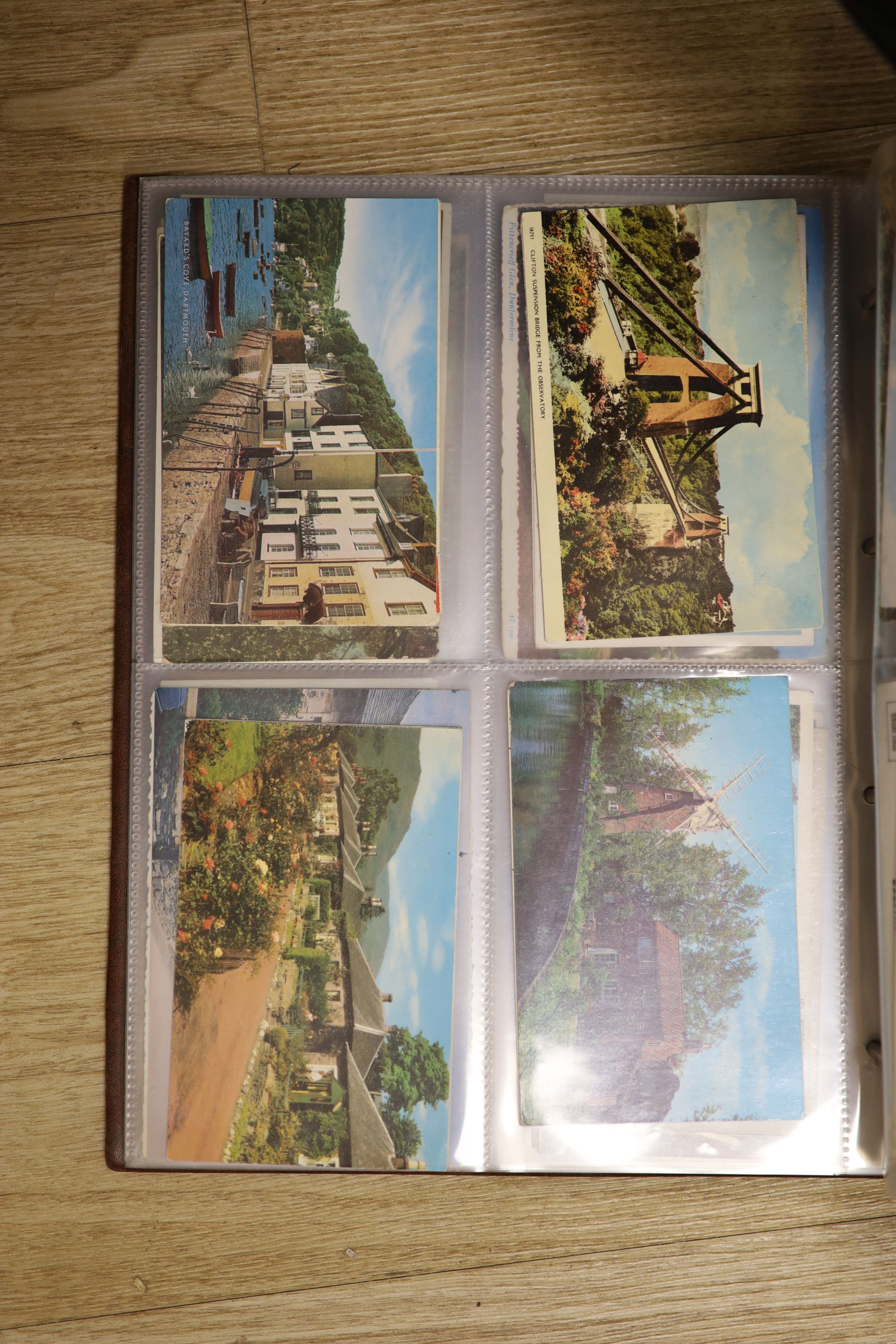 A collection of postcards